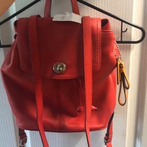 RED COACH BACKPACK